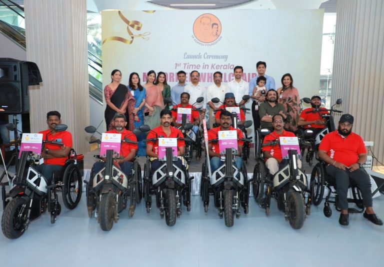 Kerala’s First Motorized Wheelchair Initiative for Differently Abled Launched by SP Adarsh Foundation