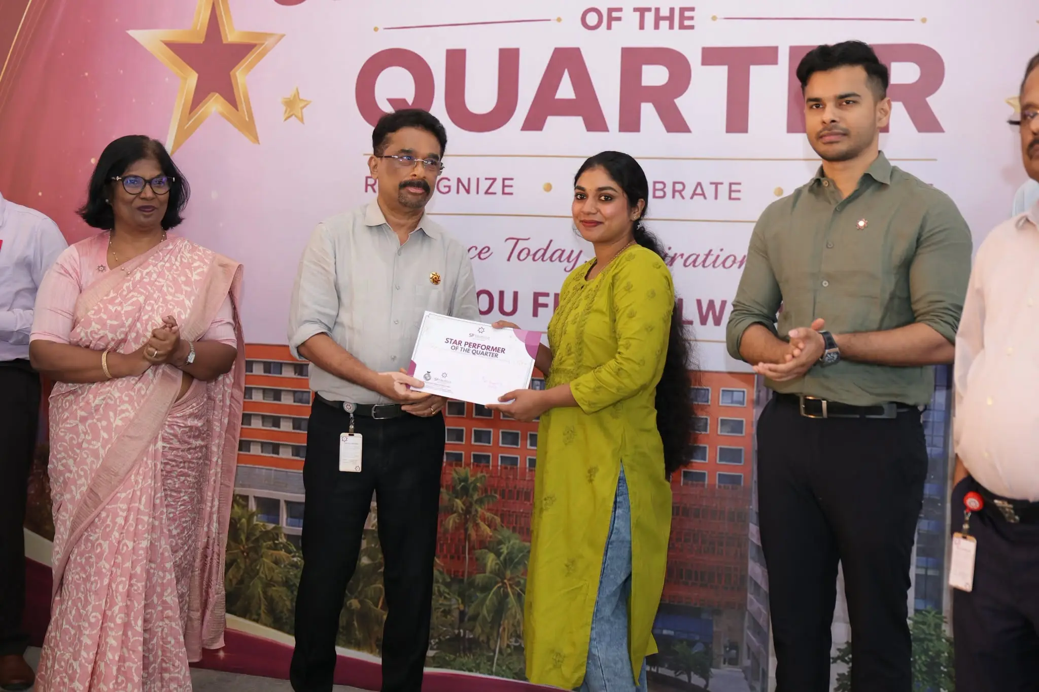 Star Performers of the Quarter Recognition at SP Medifort Hospital