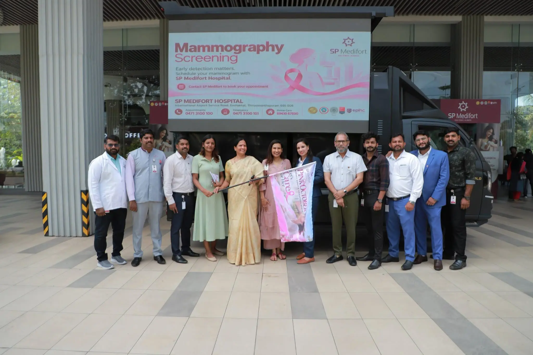 Pink October 2026: Flag-Off Ceremony of SP Medifort’s Breast Cancer Awareness Drive